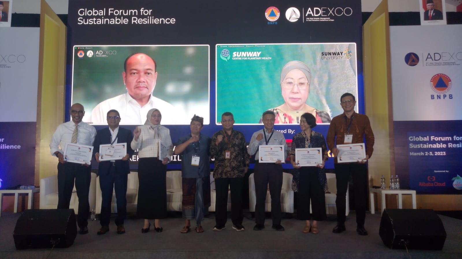 BNPB Bersama ADEXCO Selenggarakan Global Forum for Sustainable Resilience (GFSR)
